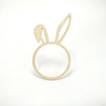  Natúr fa - Nyuszifüles fa karika 16cm - csinaldmagadshop