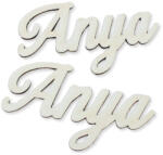  Natúr fa - Anya felirat - fehér 10cm 2db/csomag - csinaldmagadshop