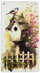  Nyomtatott fa tábla - Madáretető akasztós tábla 13x24, 3cm - csinaldmagadshop