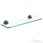 FERRO SMILE üvegpolc, gun metal ASM13GM (ASM13GM)