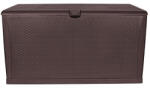 Though Master Cutie de depozitare 460L aspect ratan, culoare cafea, Tough Master TM-SBR46 (9681)