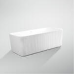 Marcello Funghi Cada freestanding ovala din acril alb 150x56x72 cm, Marcello Funghi (AT1CT-IM1P-RS1S-177572)