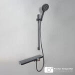 Korman Technik Coloana de dus din inox SUS304 negru lucios, 2 functii, Korman Technik 11211H (AT1CT-IM1P-RS1S-11211H)