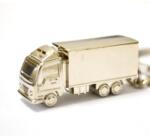  Breloc pentru chei model camion din metal, rezistent, finisaj lucios (Breloc-Tir)