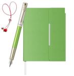 Parker Set Stilou Vector XL Teal verde deschis + Agenda Velvet B6 verde deschis (PACHETMARTISOR2(2))