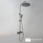 Korman Technik Coloana de dus din alama sanitara Gun Grey, 3 functii, Korman Technik 9960N (AT1CT-D1OC-RS1S-9960N)