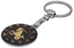  Breloc zodia Capricorn metalic cu epoxy, pentru chei si cadou (CAPRICORN)