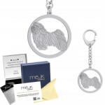 Mejk Jewellery Ezüst Havanese kulcstartó 925 Nő Dedikálás Gravírozás Ingyenes (BE R813)