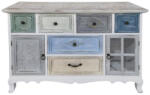 AdTrend Comoda lemn multicolor vintage 114 x 36 x 84 cm (101665) Comoda