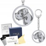 Mejk Jewellery Cane Corso Kulcstartó Ezüst925 Kulcstartó Ajándék Gravírozás Ingyenes (Cane Corso)