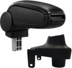  Cotieră pentru Renault Clio 4 (11.2012-) negru piele ecologica cu cusatura alba () (AVR-RNCL1320-N2A)