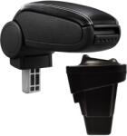  Cotieră pentru Ford Focus 3 Non-Facelift (04.2011-2015) negru piele ecologica cu cusatura alba () (AVR-FDFC1220-N2A)