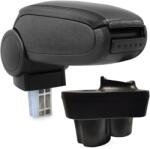  Cotieră pentru Škoda Rapid (10.2011-) negru piele ecologica (AVR-SKXR1320-N2)