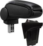  Cotieră pentru Seat Leon 2 1P (05.2005-12.2012) negru piele ecologica cu cusatura alba () (AVR-STLN0520-N2A)