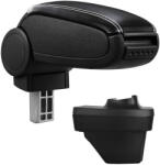  Cotieră pentru Renault Clio 5 (06.2019-) negru piele ecologica cu cusatura alba () (AVR-RNCL1920-N2A)