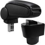  Cotieră pentru Nissan Terrano 3 III (09.2013-) negru piele ecologica cu cusatura alba () (AVR-RNDT1020-N2A)