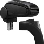 Cotieră pentru VW Jetta 5 (08.2005-10.2010) negru piele ecologica cu cusatura alba () (AVR-VWJT0520-N2A)