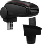  Cotieră pentru VW Passat B6 3C (03.2005-11.2010) negru piele ecologica cu cusatura rosie () (AVR-VWP60720-N2R)