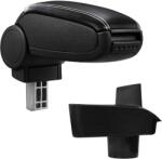 Cotieră pentru Ford Fiesta 6 MK6 7 MK7 (06.2008-01.2017) negru piele ecologica cu cusatura alba () (AVR-FDFS0520-N2A)