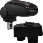  Cotieră pentru Škoda Roomster (03.2006-05.2015) negru piele ecologica cu cusatura rosie () (AVR-SKFB0820-N2R)