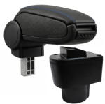  Cotieră pentru Dacia Duster 1 (04.2010-2017) negru piele ecologica cu cusatura albastra () (AVR-RNDT1020-N2B)