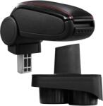  Cotieră pentru VW Polo 4 9N (10.2000-01.2012) negru piele ecologica cu cusatura rosie () (AVR-VWPL3H20-N2R)