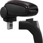  Cotieră pentru VW Scirocco 3 (05.2008-) negru piele ecologica cu cusatura rosie () (AVR-VWJT0520-N2R)