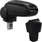  Cotieră pentru Seat Mii (10.2011-) negru piele ecologica cu cusatura alba () (AVR-VWUP1120-N2A)
