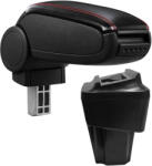  Cotieră pentru Renault Express (05.2021 - ) negru piele ecologica cu cusatura rosie () (AVR-RNEP2120-N2R)