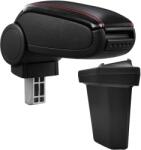  Cotieră pentru Hyundai i20 2 (11.2014-) negru piele ecologica cu cusatura rosie () (AVR-HYI201520-N2R)