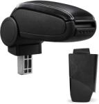  Cotieră pentru Peugeot 206 (08.1998-) negru piele ecologica cu cusatura alba () (AVR-PG260920-N2A)