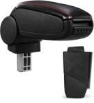  Cotieră pentru Peugeot 206 (08.1998-) negru piele ecologica cu cusatura rosie () (AVR-PG260920-N2R)