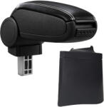  Cotieră pentru Seat Cordoba 2 6L2 (09.2002-11.2009) negru piele ecologica cu cusatura alba () (AVR-STIZ0220-N2A)