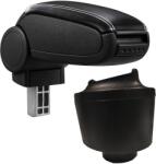  Cotieră pentru Seat Ibiza 4 6J (03.2008-2017) negru piele ecologica cu cusatura alba () (AVR-STIZ0920-N2A)
