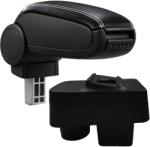  Cotieră pentru Škoda Roomster (03.2006-05.2015) negru piele ecologica cu cusatura alba () (AVR-SKFB0820-N2A)