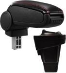  Cotieră pentru Ford Focus 3 Non-Facelift (04.2011-2015) negru piele ecologica cu cusatura rosie () (AVR-FDFC1220-N2R)