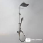 Korman Technik Coloana de dus din alama sanitara, gun grey satinat, 3 functii - Korman Technik 9810N (AT1CT-D1OC-RS1S-9810N)