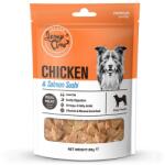Jerky Time Chicken & Salmon Bites - Премиум лакомство за кучета с истински хапки пилешко месо и сьомга, годно за човешка консумация, 80 гр