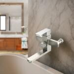 Korman Technik Baterie cada din inox SUS304 satinat, 2 functii, cartus ceramic 14 cm (AT1CT-D1OC-RS1S-N/LY0C4S)