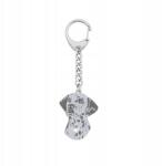 Mejk Jewellery Ezüst kulcstartó kutyával Dalmatian Dog 925 Ajándék Dedikálás Gravírozás Ingyenes (Brelok z Dalmatyńczykiem)