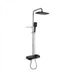 Korman Technik Coloana de dus cu afisaj LCD, inox negru lucios, 3 functii SJG/003 (AT1CT-D1OC-RS1S-SJG/003)