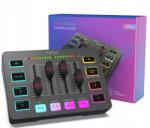 Fifine Audio keverő Fifine SC3 Gaming Streaming Xlr 48V Rgb Audio interfész (MI19)