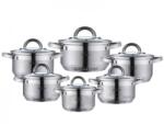 BOHMANN Set oale inox 12 piese Bohmann, Inductie, PREMIUM, Austria (BH 0717 N)
