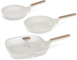 Berlinger Haus Set tigai 4 piese Sahara Nordic Berlinger Haus BH 8323, crem, cu acoperire antiaderenta titanPro