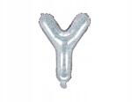 Party Deco fólia lufi, Y betű, 35cm, holografikus