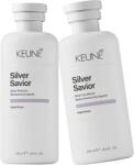 KEUNE Kit pentru par blond , neutralizarea tonurilor calde Keune Care Silver Savior
