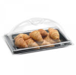 Garibaldi Set Farfurie & Capac Plexiglas Mini 21x32cm (1+1 buc) Negru Tava