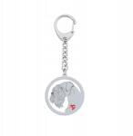 Mejk Jewellery Ezüst kulcstartó kutyával Sealyham terrier 925 Ajándék Ékszer Gravírozás Ingyenes (BE R1786-plat)