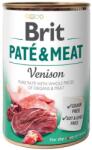 Brit Care Pate and Meat Venison Vadas konzerv kutyatáp, 400 g. Minimum rendelés: 6 db !