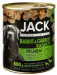 Jack kutya konzerv, ragu nyúlhússal és répával, 800g. Minimum rendelés: 8 db !